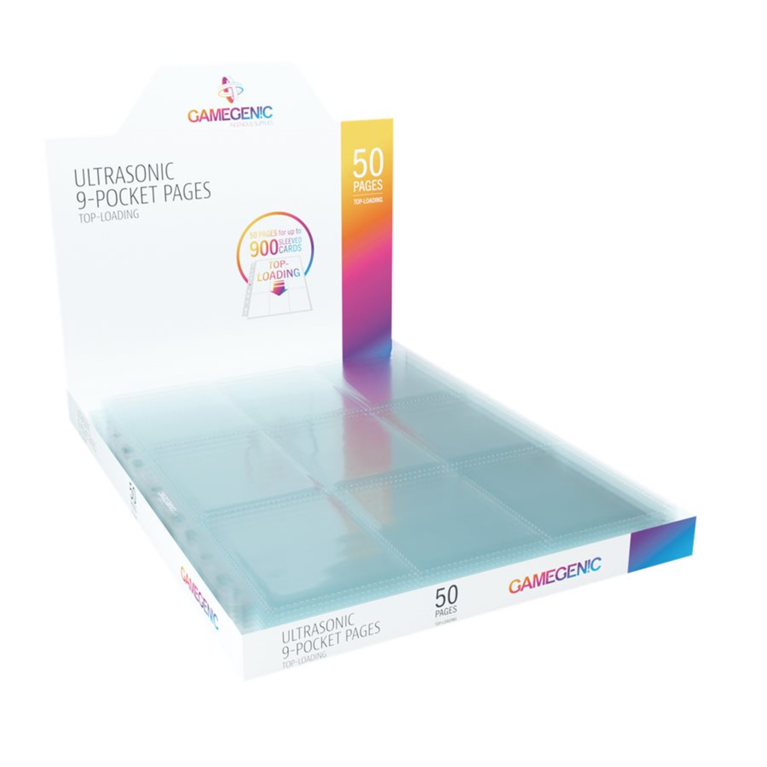 Gamegenic Ultrasonic 9 pocket pages box of 50